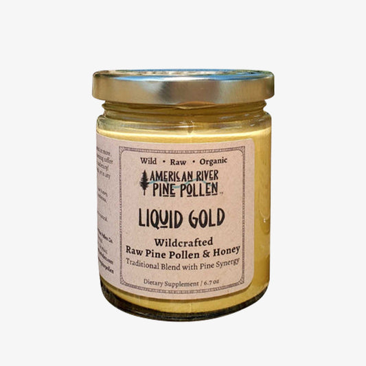 Liquid Gold -  Wildcrafted Raw Pine Pollen and Honey Electuary