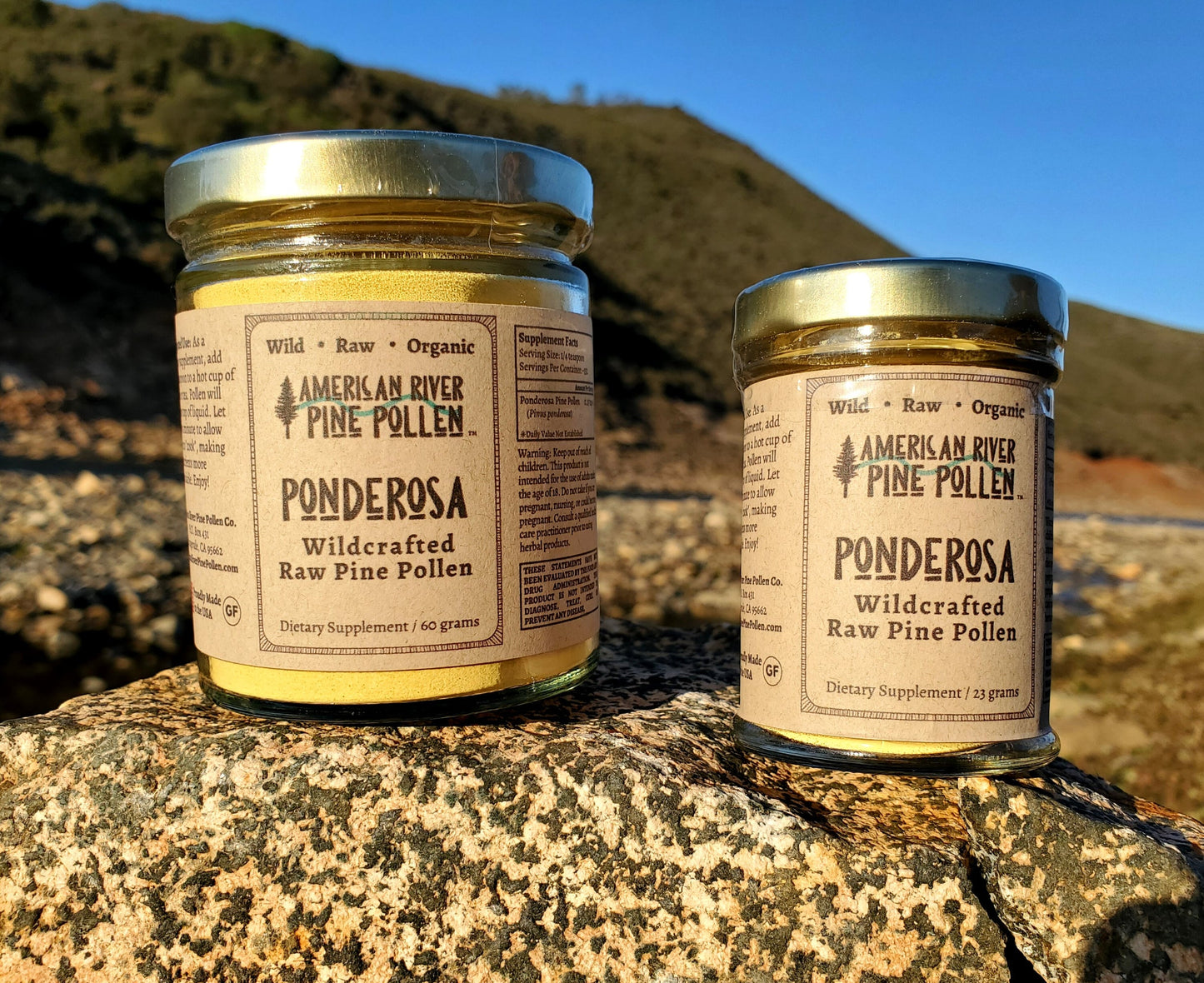 Ponderosa Pine Pollen - Raw and Wild-Harvested
