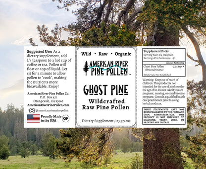 Ghost Pine Pollen - Raw and Wild-Harvested